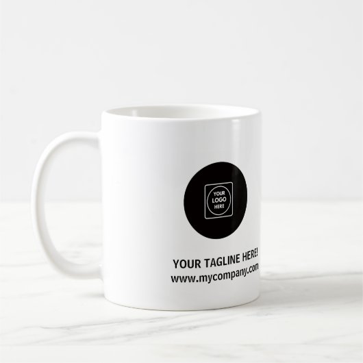 Firmenlogo-Unternehmens-Promotionstasse Kaffeetasse (Links)