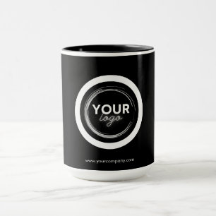 Firmenlogo Unternehmensgeschäft Minimal Markenzeic Tasse