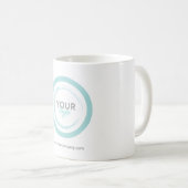 Firmenlogo Unternehmensgeschäft Minimalistisch Kaffeetasse (VorderseiteRechts)