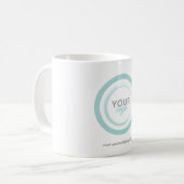 Firmenlogo Unternehmensgeschäft Minimalistisch Kaffeetasse (Vorderseite Links)
