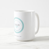 Firmenlogo Unternehmenslogo Minimal Branded Kaffeetasse (VorderseiteRechts)