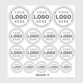 Firmenlogo Variety-Size-Format 16 Sticker (Blatt)