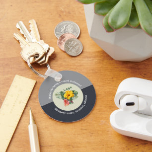 Firmenlogo Vielen Dank Kundengeschenk Schlüsselanhänger