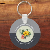 Firmenlogo Vielen Dank Kundengeschenk Schlüsselanhänger (Vorderseite)