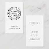 Firmenlogo Visitenkarte (Vorne/Hinten)