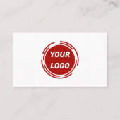 Firmenlogo Visitenkarte (Rückseite)