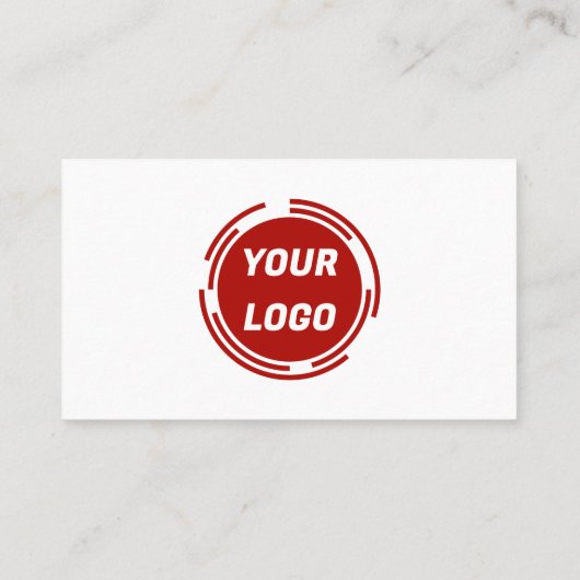 Firmenlogo Visitenkarte (Rückseite)