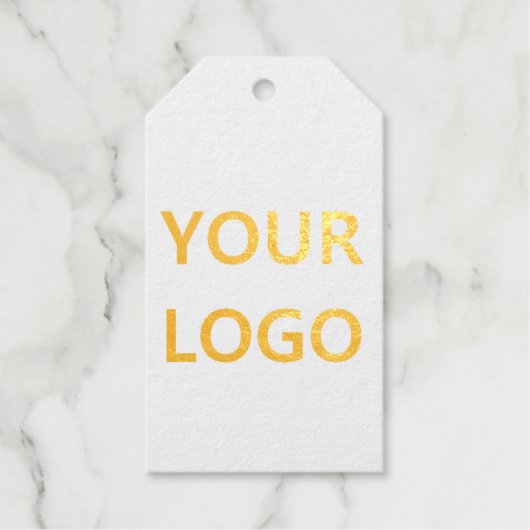Firmenlogo Vorlage für Geschenkblätter Geschenkanhänger (Vorderseite)