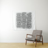 Firmenlogo Wandteppich (Beispiel (Horizontal))