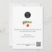 Firmenlogo Wasserfarbe frohe Weihnachten (Rückseite)