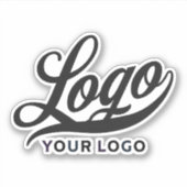 Firmenlogo, Wasserflasche für das Unternehmen Aufkleber (Vorderseite)