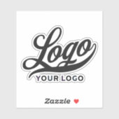 Firmenlogo, Wasserflasche für das Unternehmen Aufkleber (Blatt)