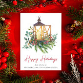 Firmenlogo Weihnachtsfarbe Feiertagskarte