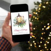 Firmenlogo Weihnachtsfarbe Feiertagskarte