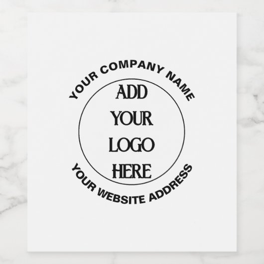 Firmenlogo Weinetikett (Einzelnes Label)