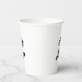 Firmenlogo weiß pappbecher (Rechts)