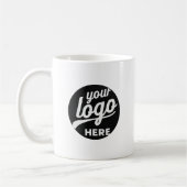 Firmenlogo Werbe-Kaffeetasse Kaffeetasse (Links)