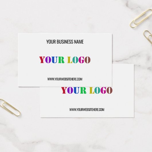 Firmenlogo-Werbekarte (Büro)