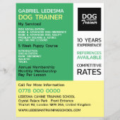 Firmenlogo, Werbung für Hundeausbilder Flyer (Vorne)