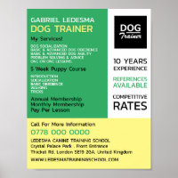 Firmenlogo, Werbung für Hundeausbilder