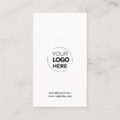 Firmenlogo | White Beruflich Company Treuekarte (Rückseite)