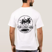 Firmenlogo - White T-Shirt (Rückseite)