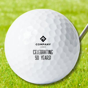 Firmenlogo zum Feiern von # Jahren Benutzerdefinie Golfball