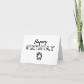 Firmenlogo zum Geburtstag Karte (Vorderseite)