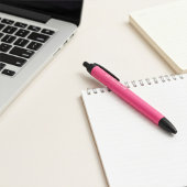 Firmenlogo, zweiseitiges weißes Rosa Kugelschreiber