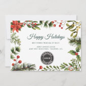 Firmenlogofirma Mitarbeiter Weihnachten (Vorderseite)