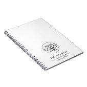 Firmenlogos Firmenwerbung Notizblock (Rechte Seite)