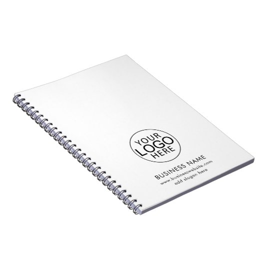 Firmenlogos Firmenwerbung Notizblock (Rechte Seite)