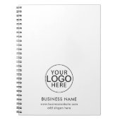 Firmenlogos Firmenwerbung Notizblock (Vorderseite)