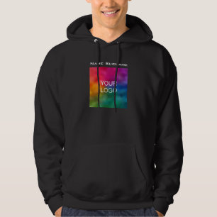 Firmenlogos für doppelseitige Designs - Mitarbeite Hoodie