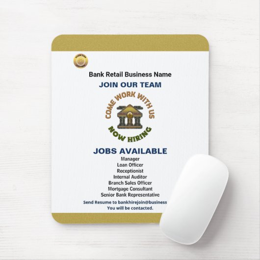 Firmenlogos für Unternehmen personalisieren Mousepad (Mit Mouse)