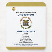 Firmenlogos für Unternehmen personalisieren Mousepad (Vorne)