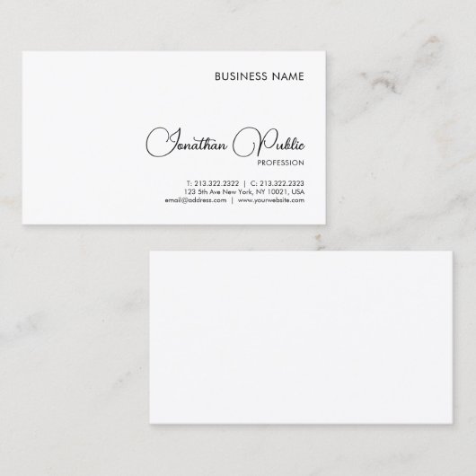 Firmenlogos hochladen Hier Name des Skripts Visitenkarte (Vorne/Hinten)