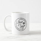 Firmenlogos Kaffeetasse (Links)