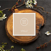 Firmenlogos Papierservietten