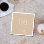 Firmenlogos Papierservietten