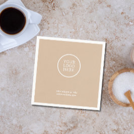 Firmenlogos Papierservietten