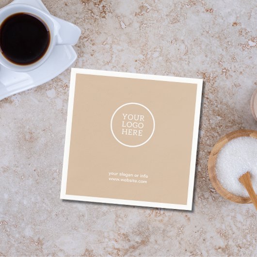 Firmenlogos Papierservietten