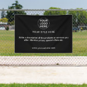 Firmenlogos und Berufliche Texte, Schwarz und Weiß Banner (Insitu)