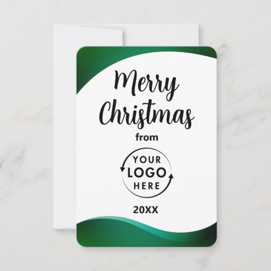 Firmenlogos Weihnachtskarten (Vorderseite)