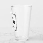Firmenlogoschild Glas (Links)