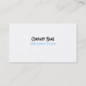 Firmenloyalitäts-Visitenkarte-Lochkarte Treuekarte (Rückseite)