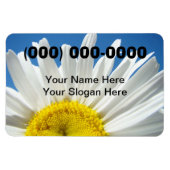 Firmenmagnete Telefonnummer Name Daisy Magnet (Horizontal)