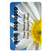Firmenmagnete Telefonnummer Name Daisy Magnet (Vertikal)