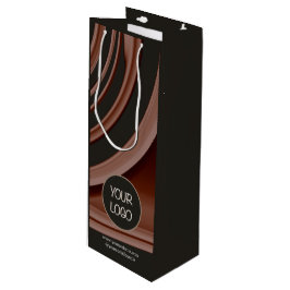 Firmenmarke: KEIN Mindest-Firmenlogo Geschenktüte Für Weinflaschen