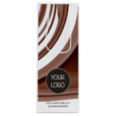 Firmenmarke: KEIN Mindest-Firmenlogo Geschenktüte Für Weinflaschen (Vorderseite)